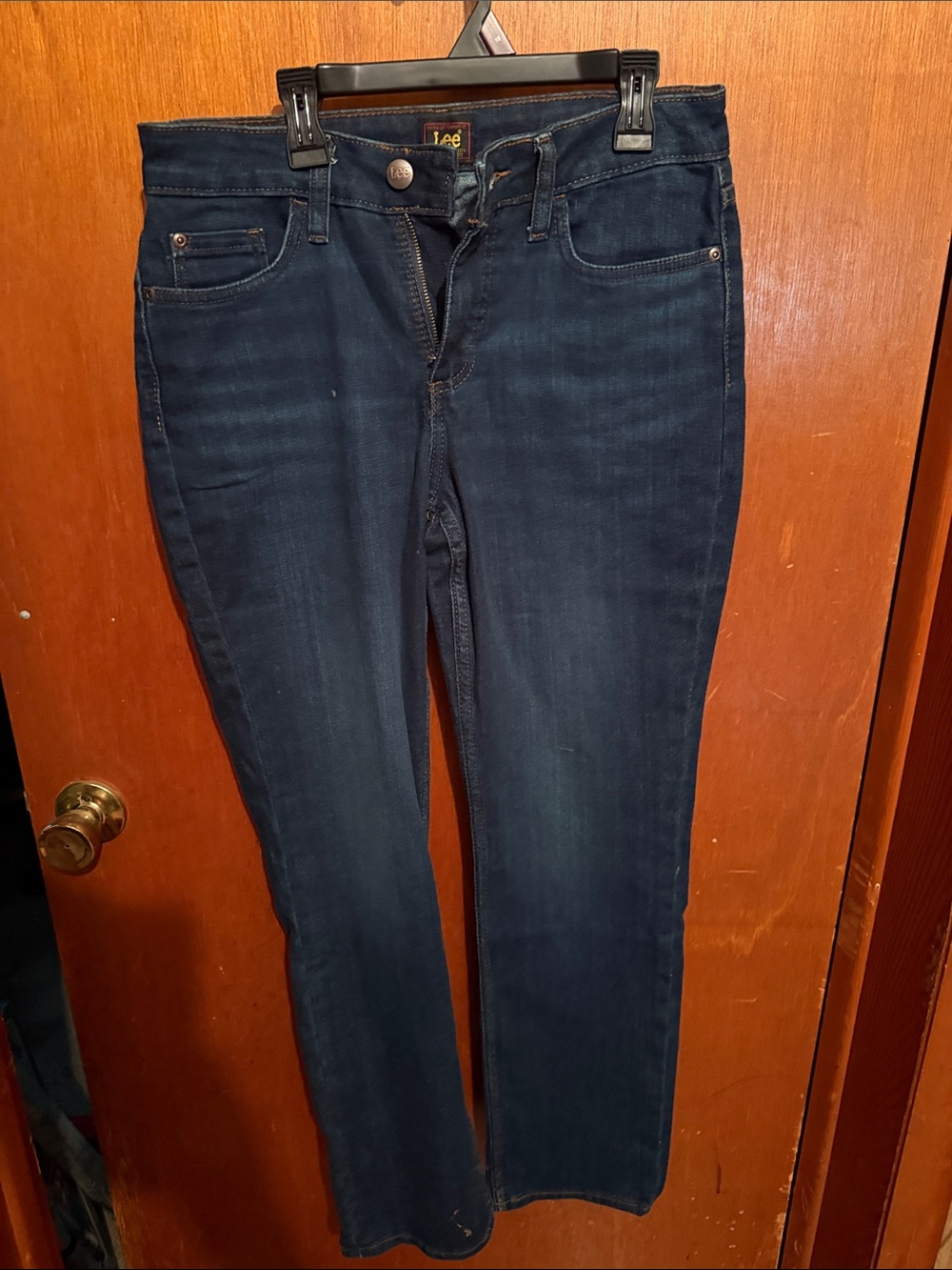 Lee Women's Navy Straight-Leg Jeans